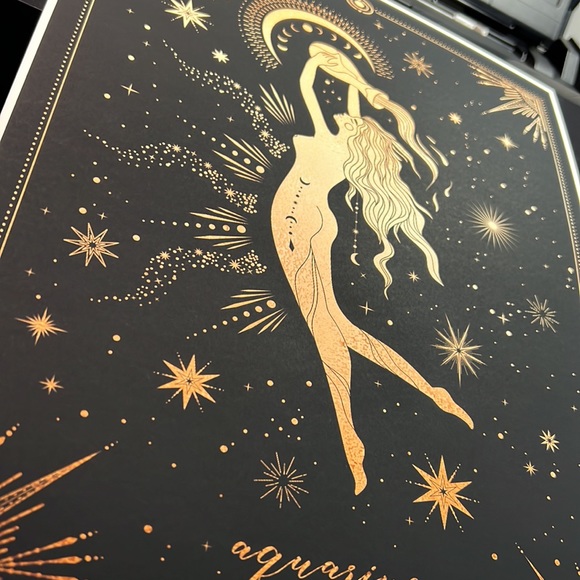Aquarius Wall Art Celestial Zodiac Print Poster Unframed - Picture 11 of 15